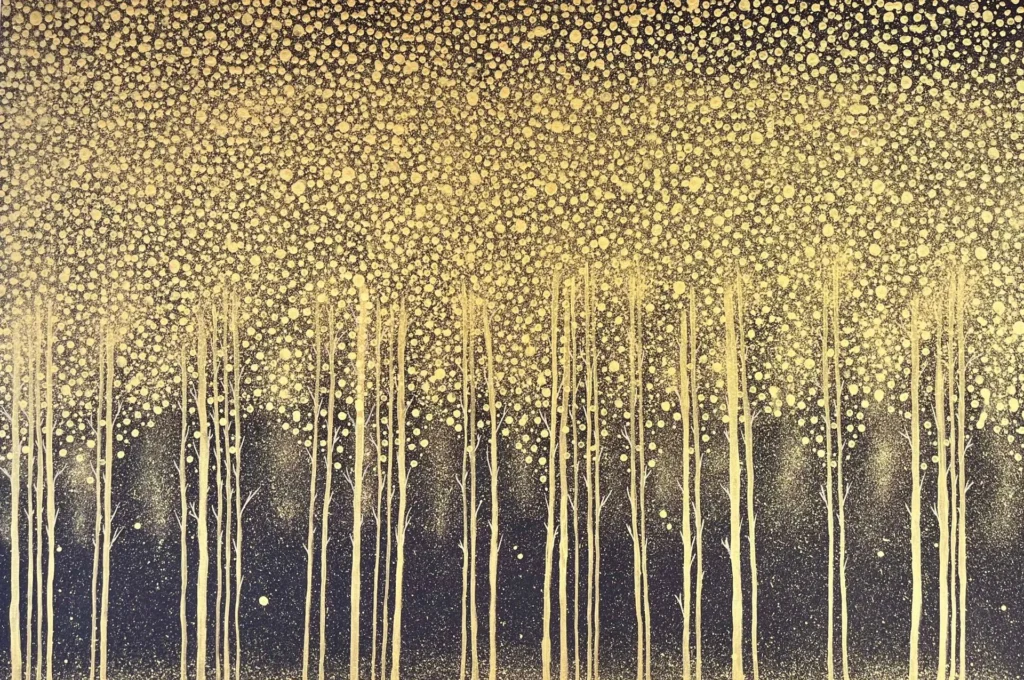 Pintura-abstrata-de-Dani Fontenelle-tecnica-de-derramamento- organico-arte-contemporanea-para- colecionadores