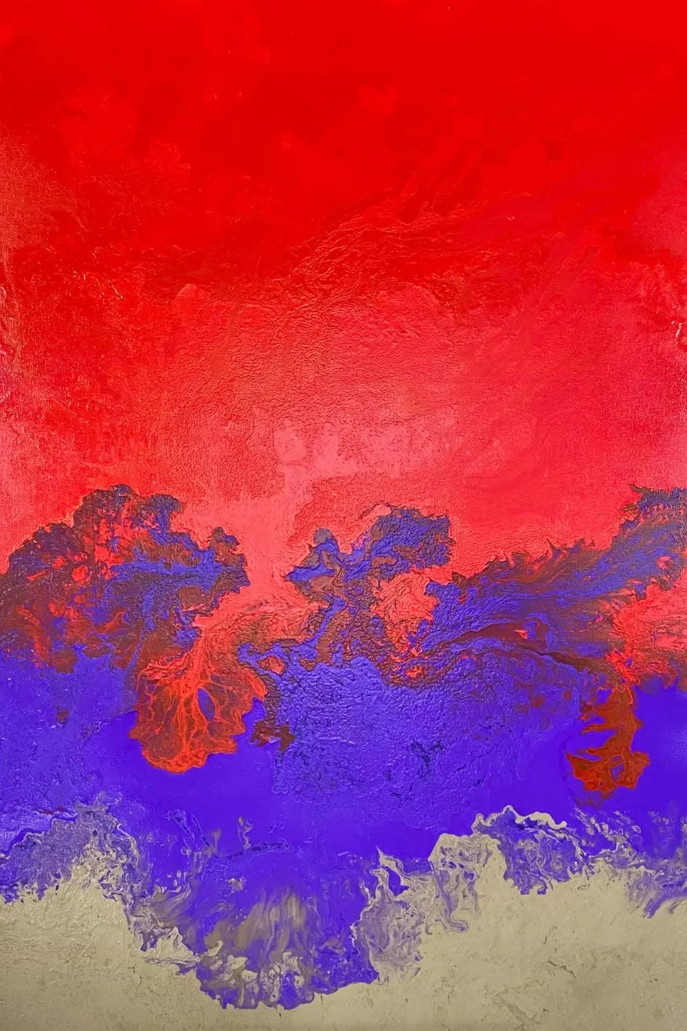 Pintura-abstrata-de-Dani Fontenelle-tecnica-de-derramamento- organico-arte-contemporanea-para- colecionadores